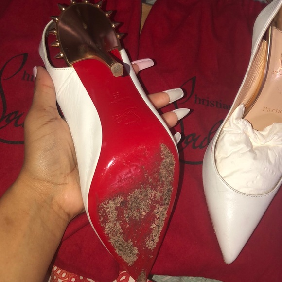 Survivita White/Gold Christian Louboutin’s - Picture 5 of 7